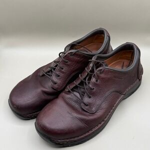 Red Wing Work Shoes Burgundy Leather Lace Up‎ Men's Size 11.5 D Stock No 6704